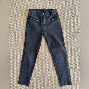 Crewcuts Gray Leggings with Zipper Accents